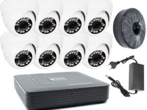 Комплект видеонаблюдения из 8 камер SSDCAM для помещения
